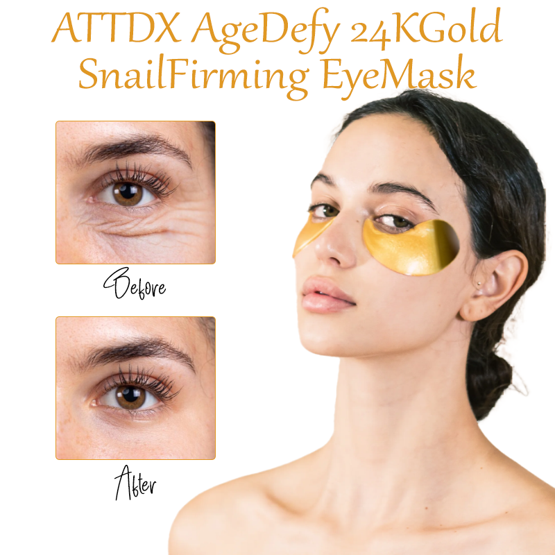 ATTDX AgeDefy 24KGold SnailFirming EyeMask