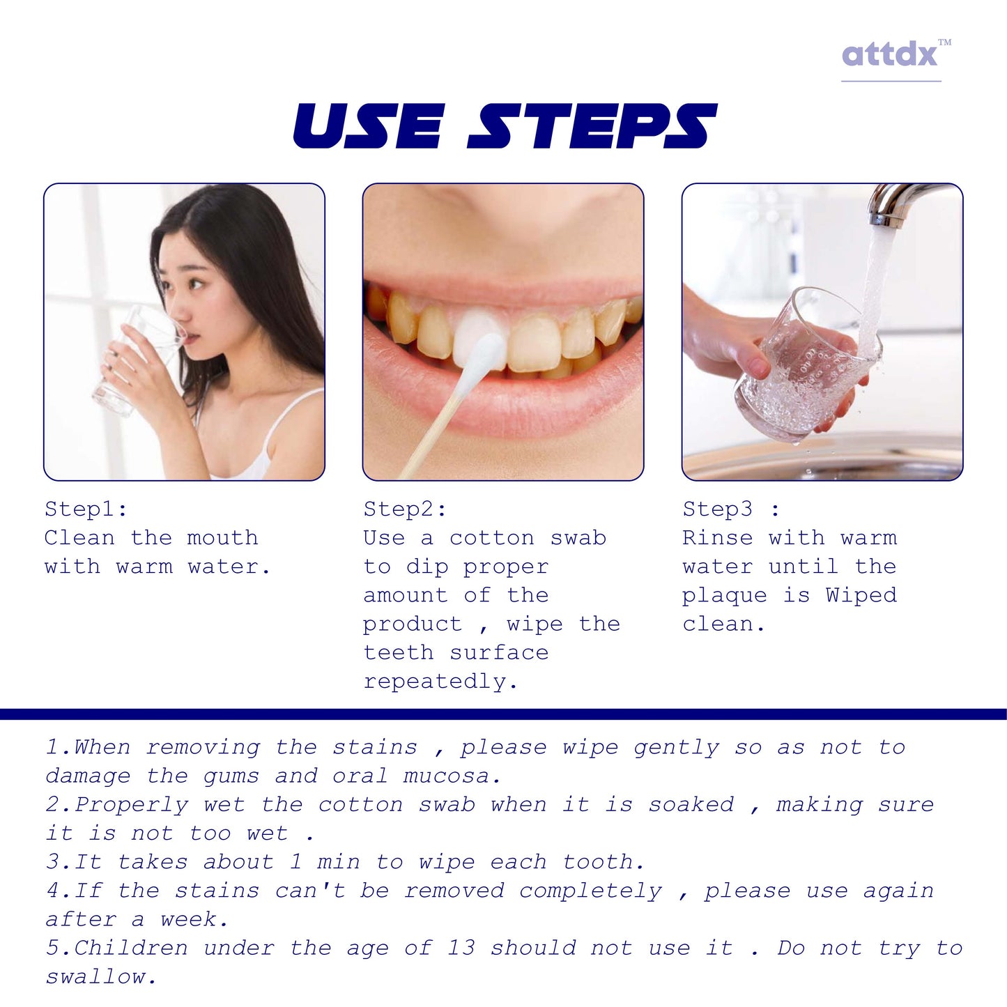 ATTDX TeethWhitening OralCleaning Essence