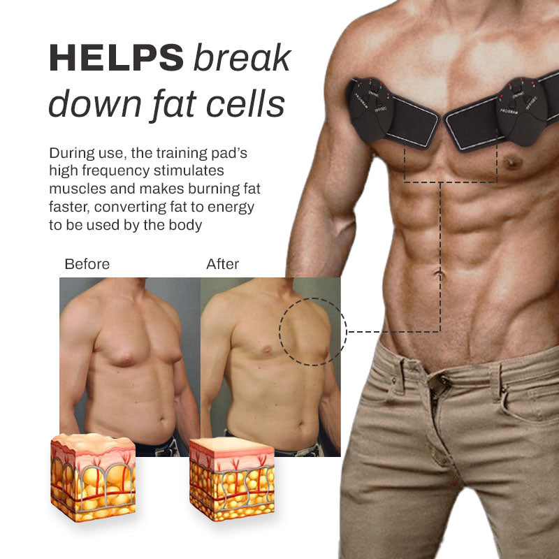 Microcurrent MenChest Gynecomastia Stimulator