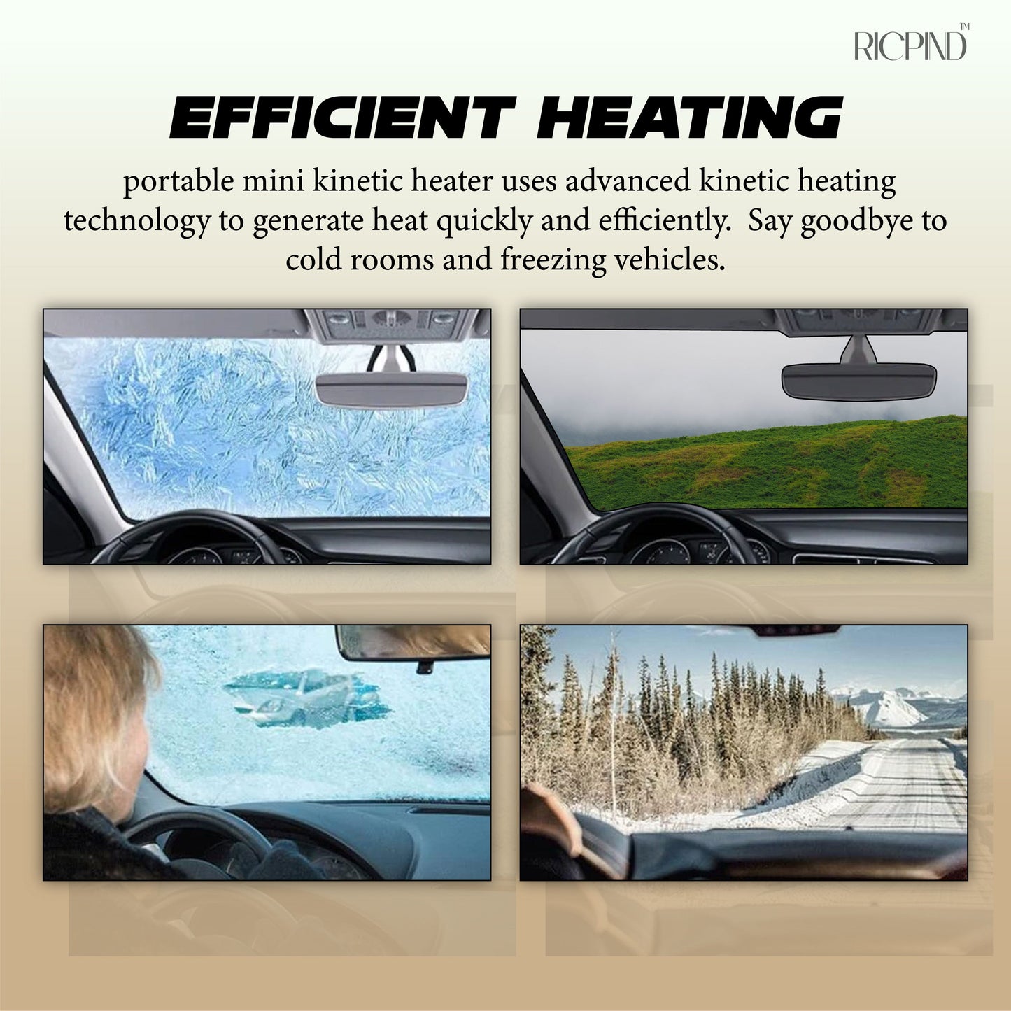 RICPIND HeatWave Mini Kinetic Heater