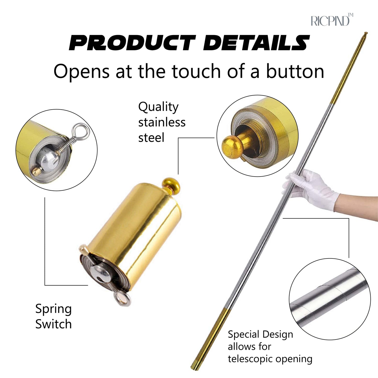 RICPIND SelfDefense Pocket Expendable Baton