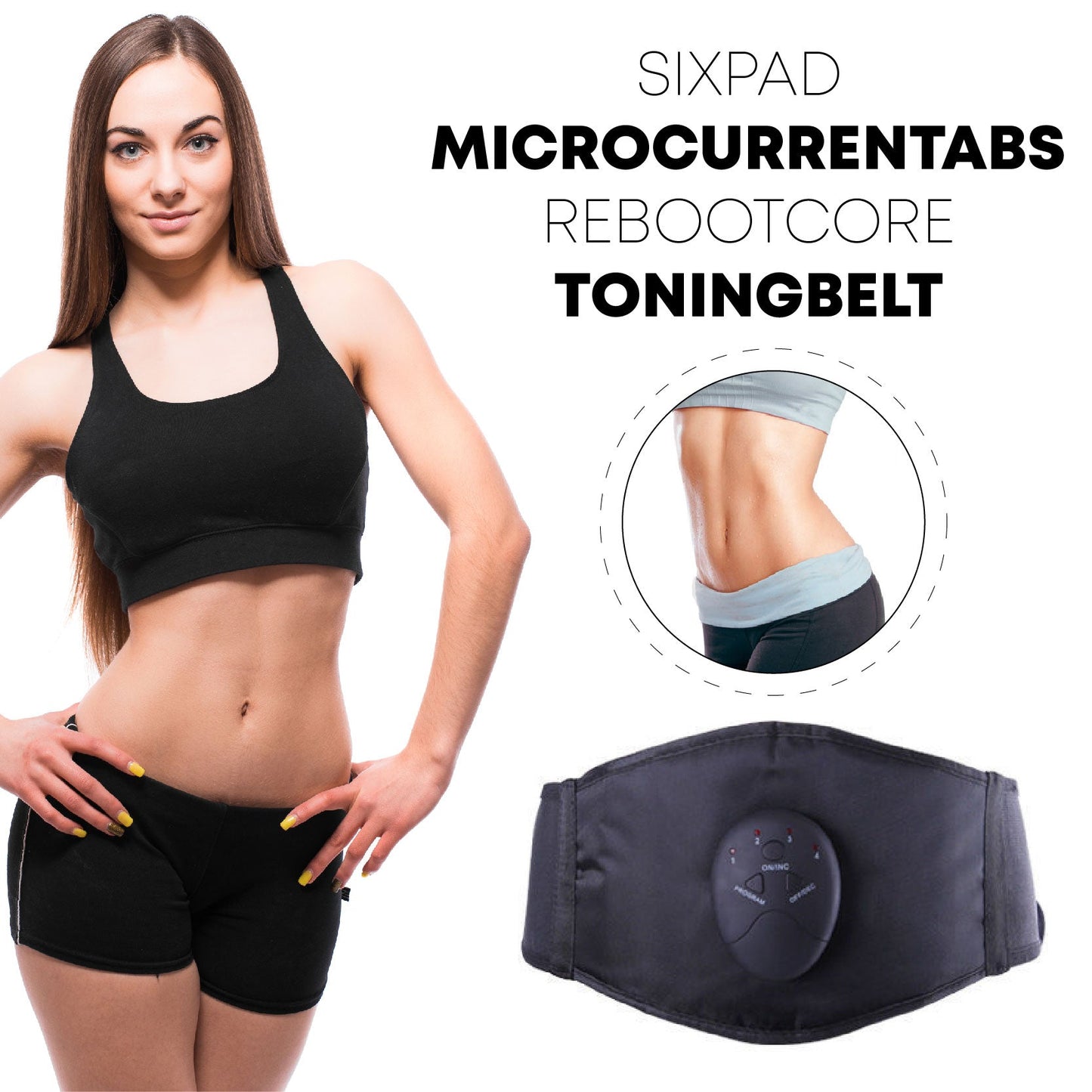 SIXPAD MicrocurrentAbs RebootCore ToningBelt