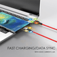 Rotatable Magnetic Duo Charging Cable