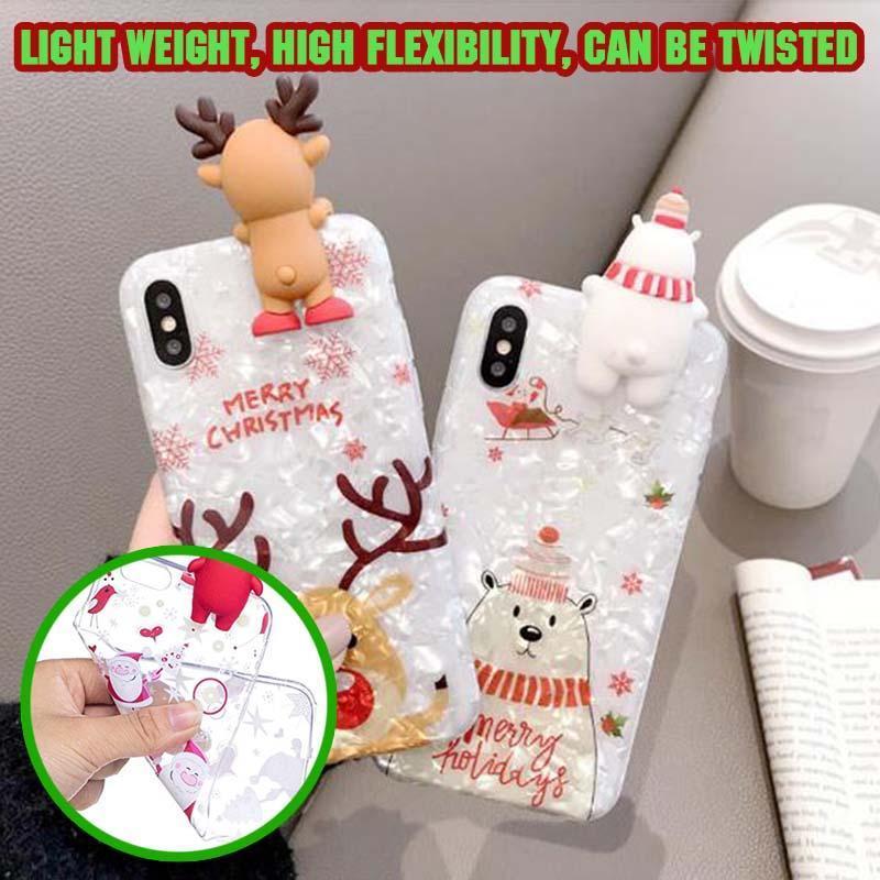 3D Cute Christmas Character Phone Case