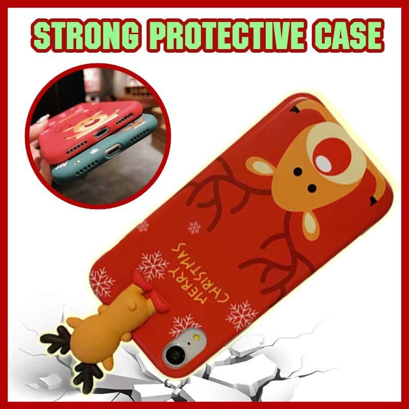 3D Cute Christmas Character Phone Case