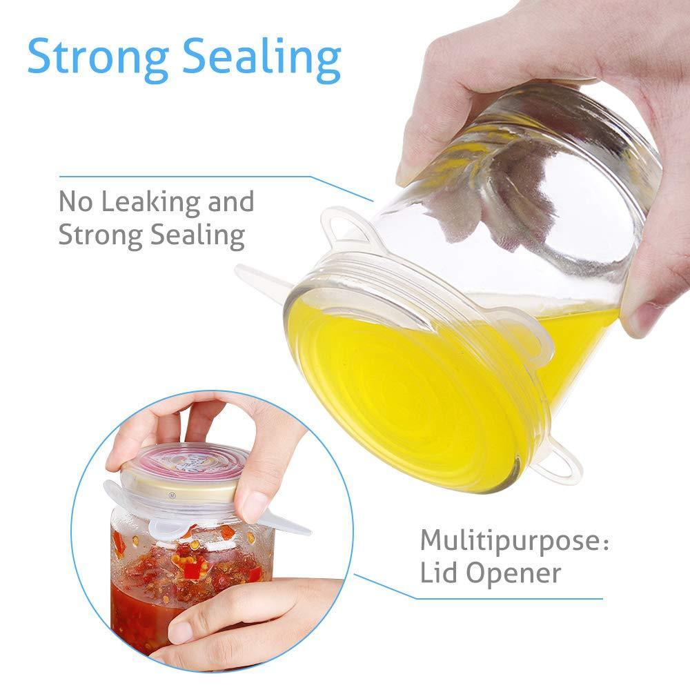 Stretchable Silicone Lid-6pcs/set