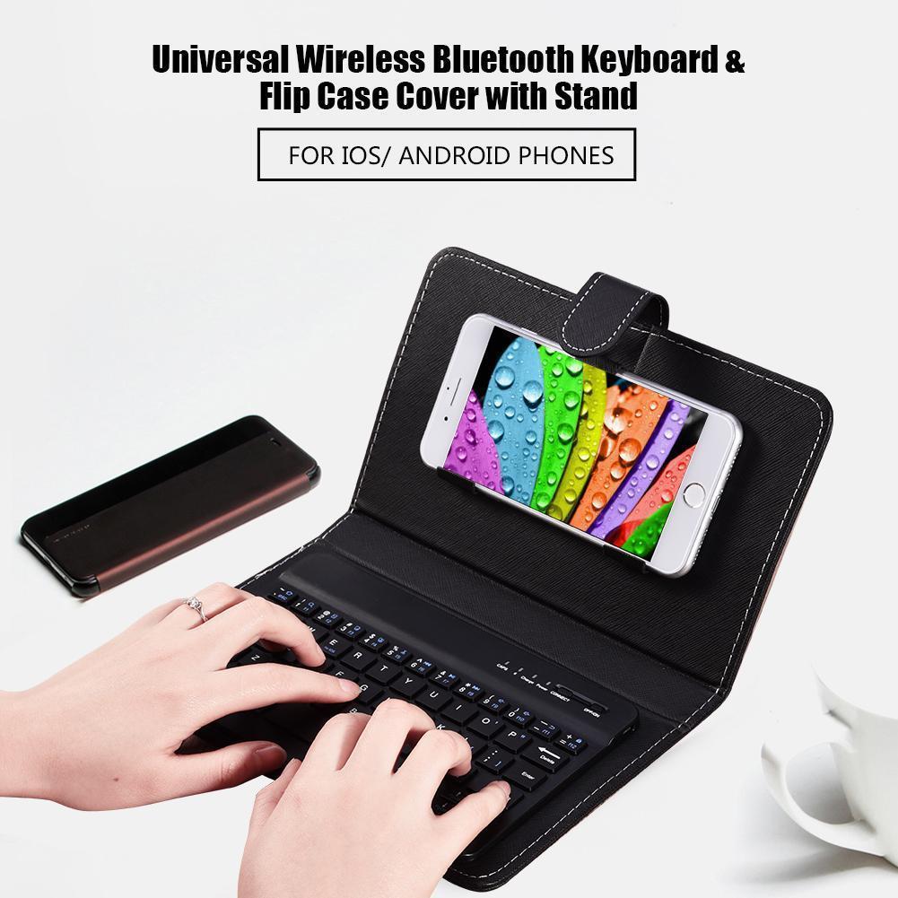 2in1 Keyboard and Leather Phone Case