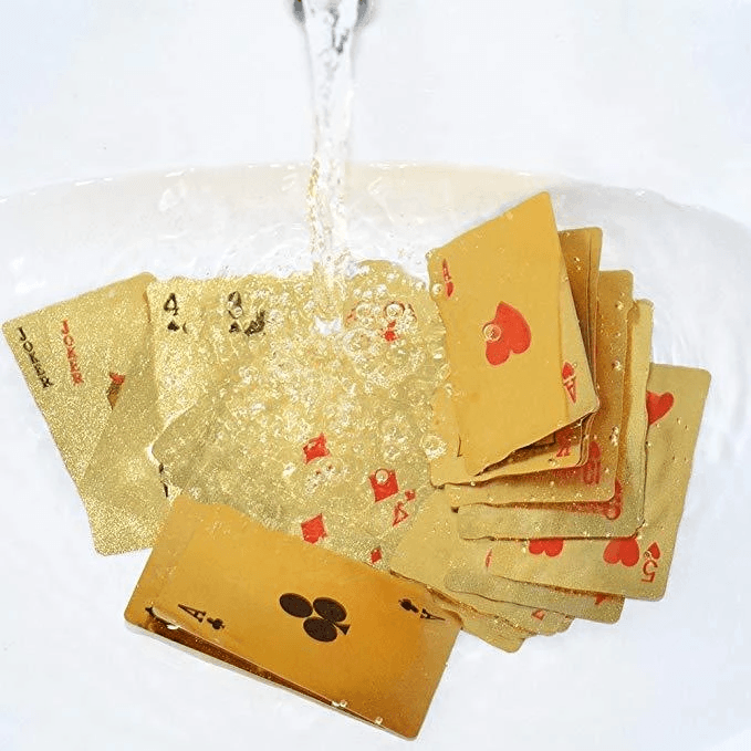 24K Golden Poker Cards