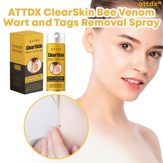 ATTDX 2 ClearSkin Bee Venom Wart and Tags Removal Spray