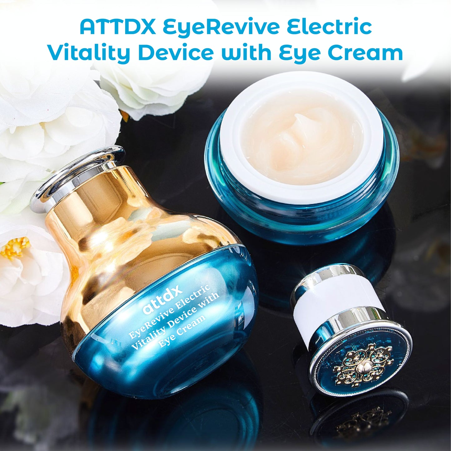 ATTDX EyeRevive Electric Vitality Device with Eye Cream