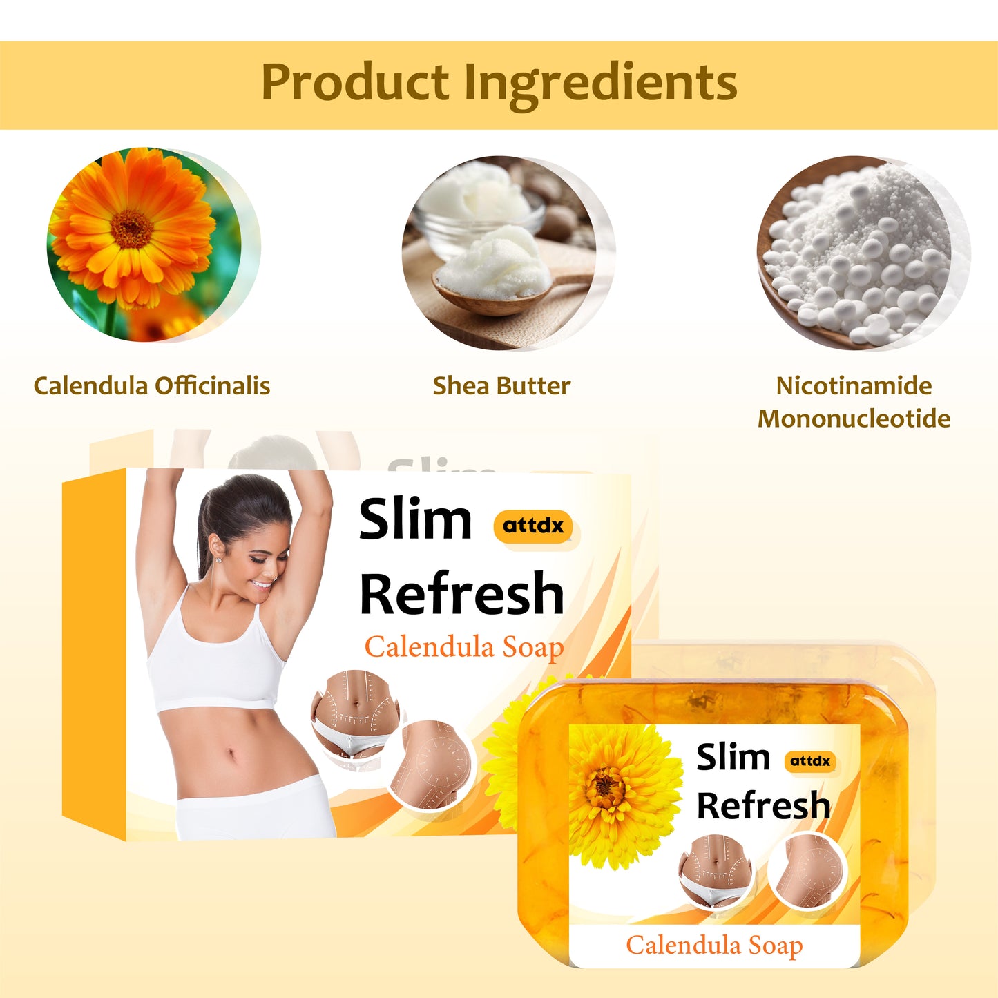 SlimRefresh Calendula Soap