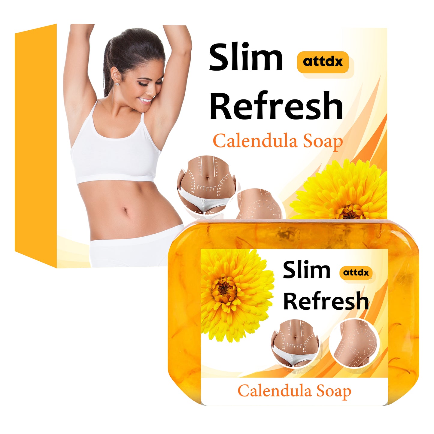 SlimRefresh Calendula Soap