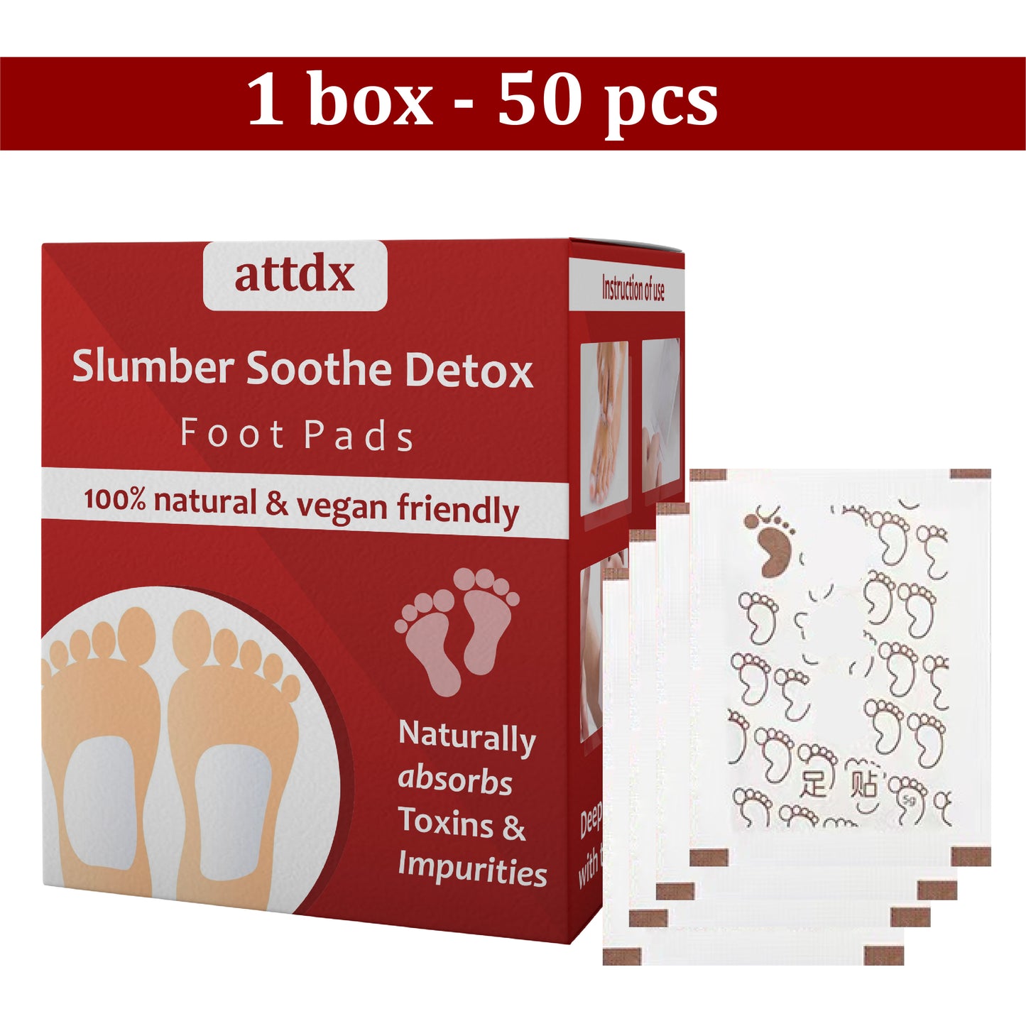 ATTDX Slumber SootheDetox Foot Pads