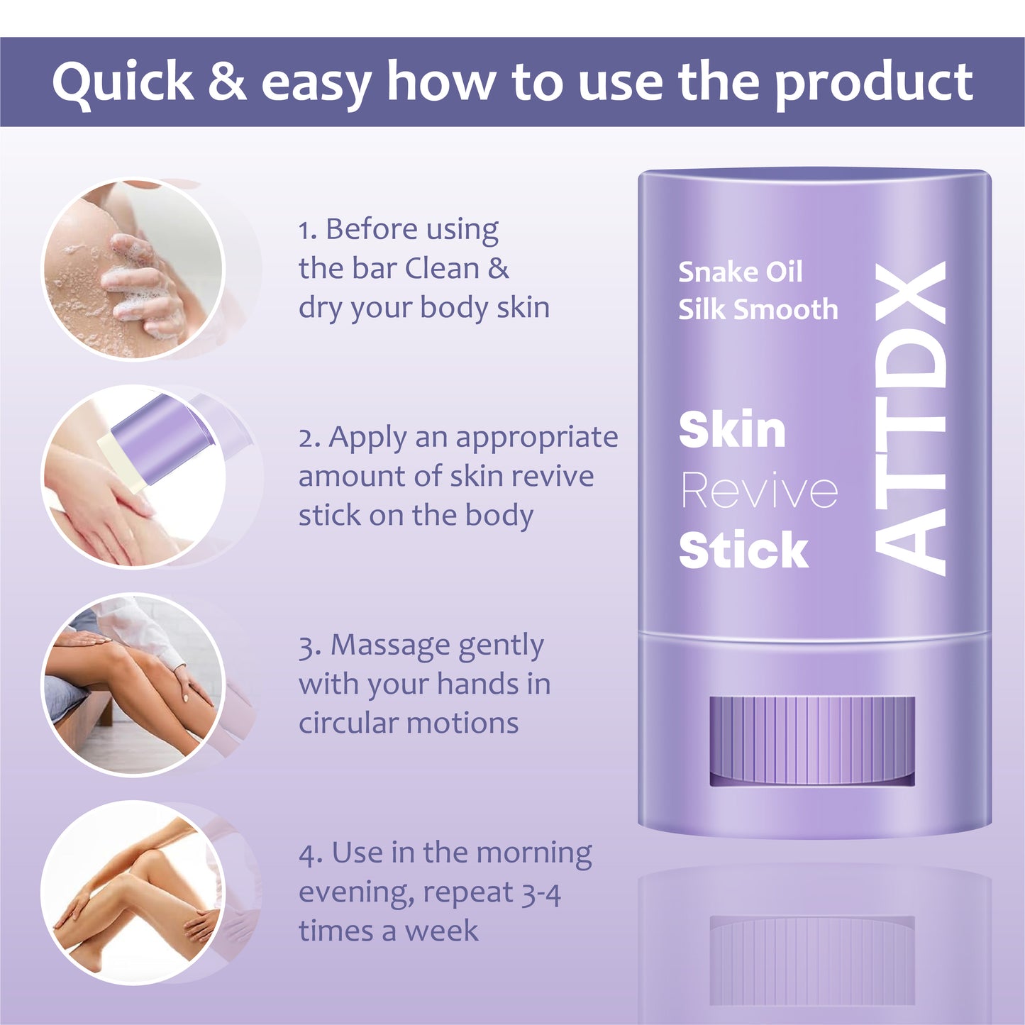 ATTDX SnakeOil SilkSmooth SkinRevive Stick