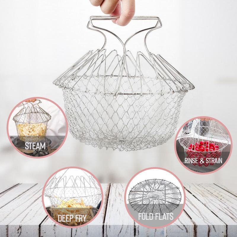 Easy Stainless Cooking Basket