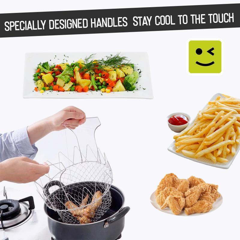 Easy Stainless Cooking Basket