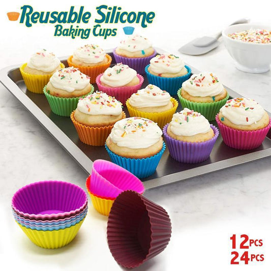 Reusable Silicone Baking Cups