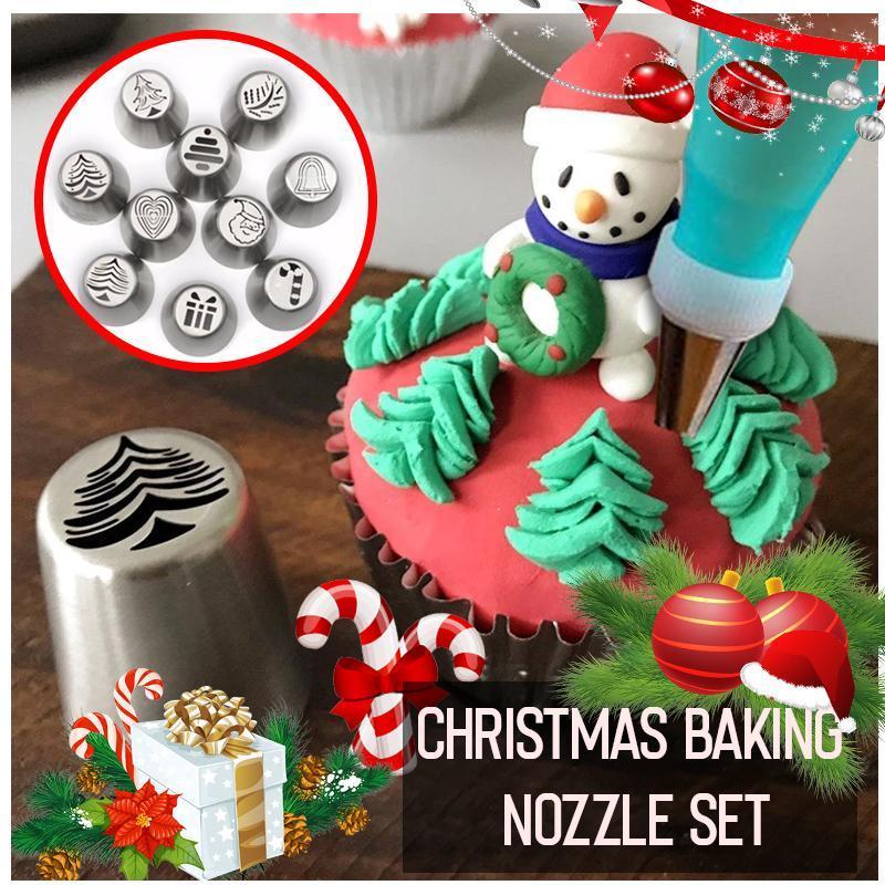 Christmas Baking Nozzle Set