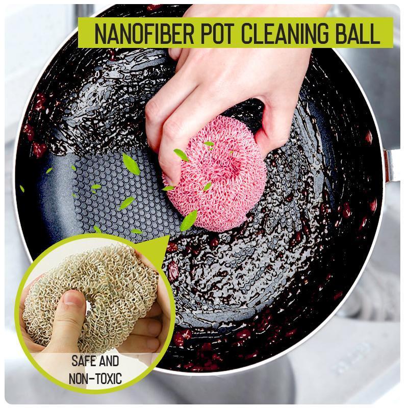 Nanofiber Pot Cleaning Ball