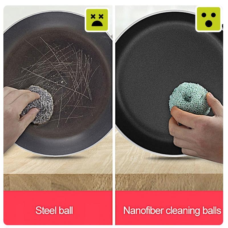 Nanofiber Pot Cleaning Ball