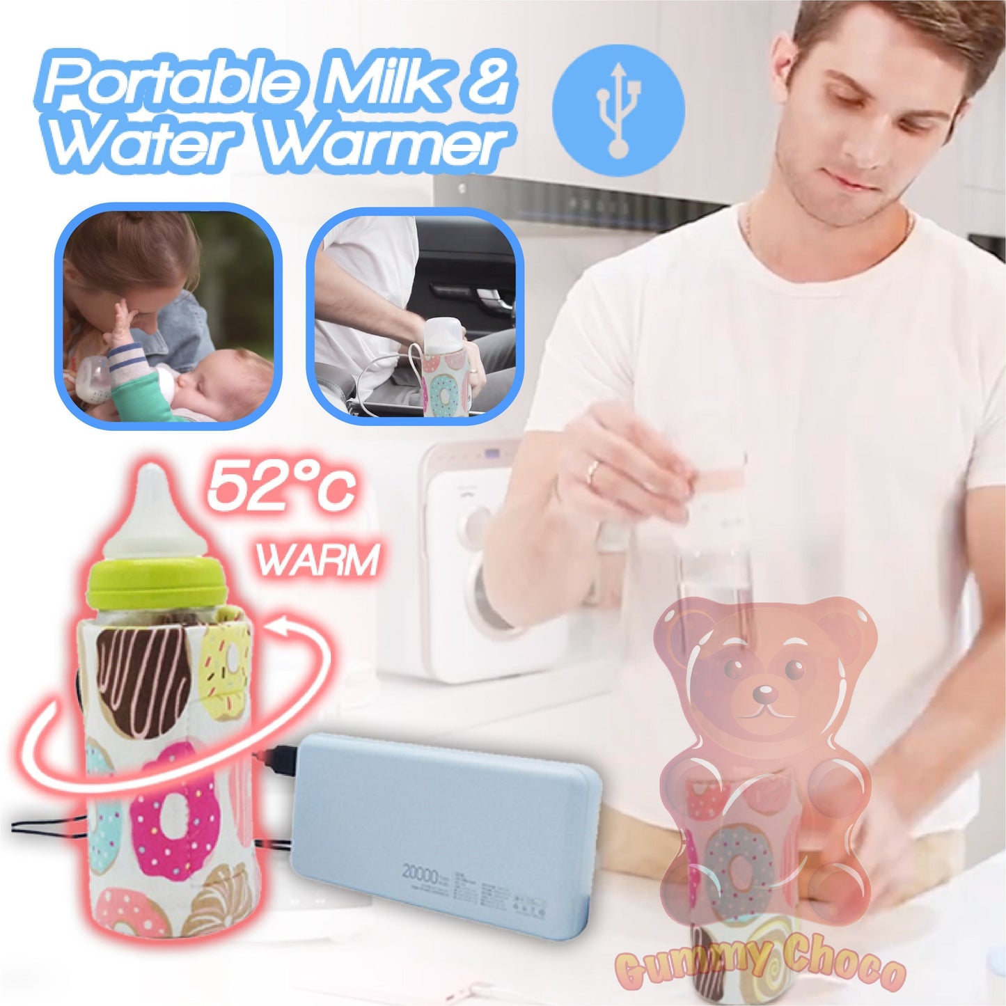 Portable Milk And Water Warmer