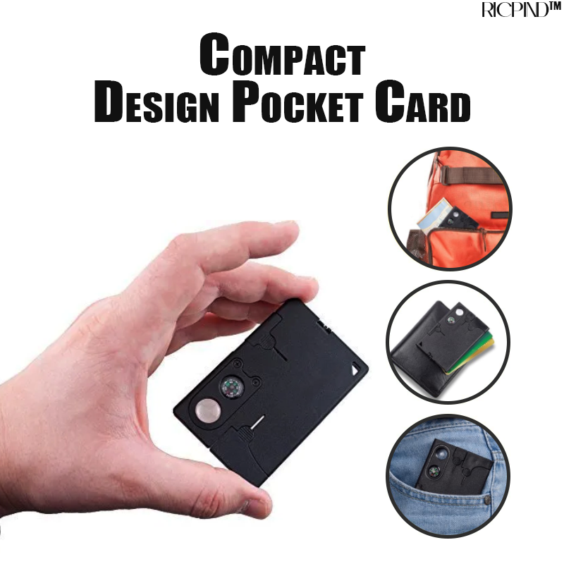 RICPIND 18 in 1 Pocket Multitool Card