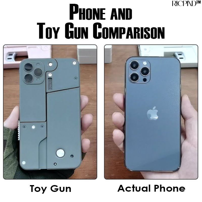 RICPIND Folding Bullet Phone ToyGun