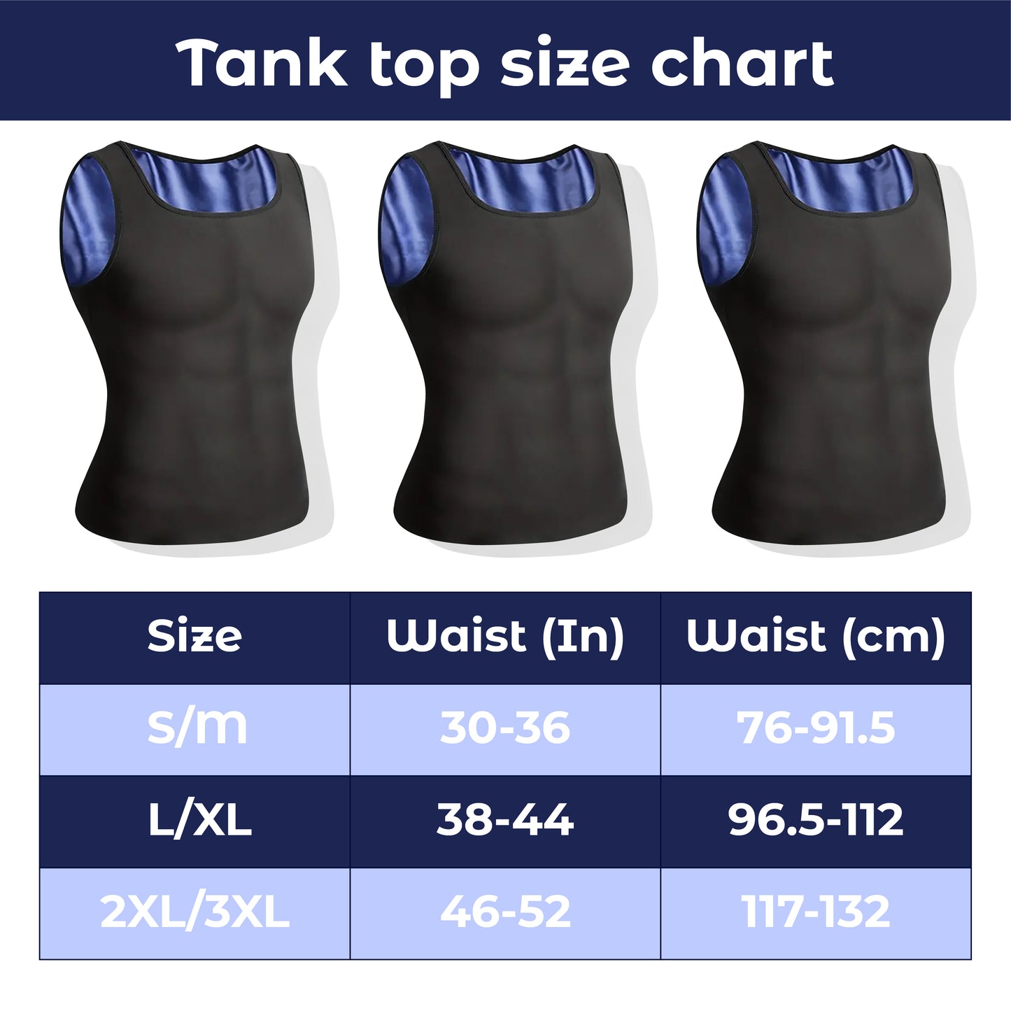 RICPIND MenChest Gynecomastia Compression Tank Top