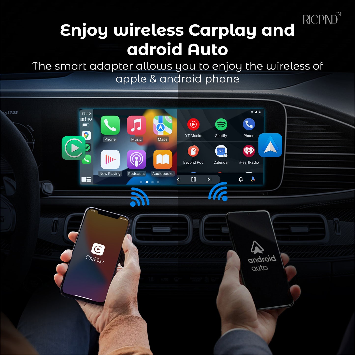 RICPIND Play2Video All-in-One Multimedia Car Play Box