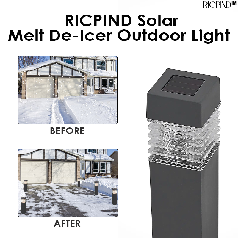 RICPIND Solar Melt De-Icer Outdoor Light