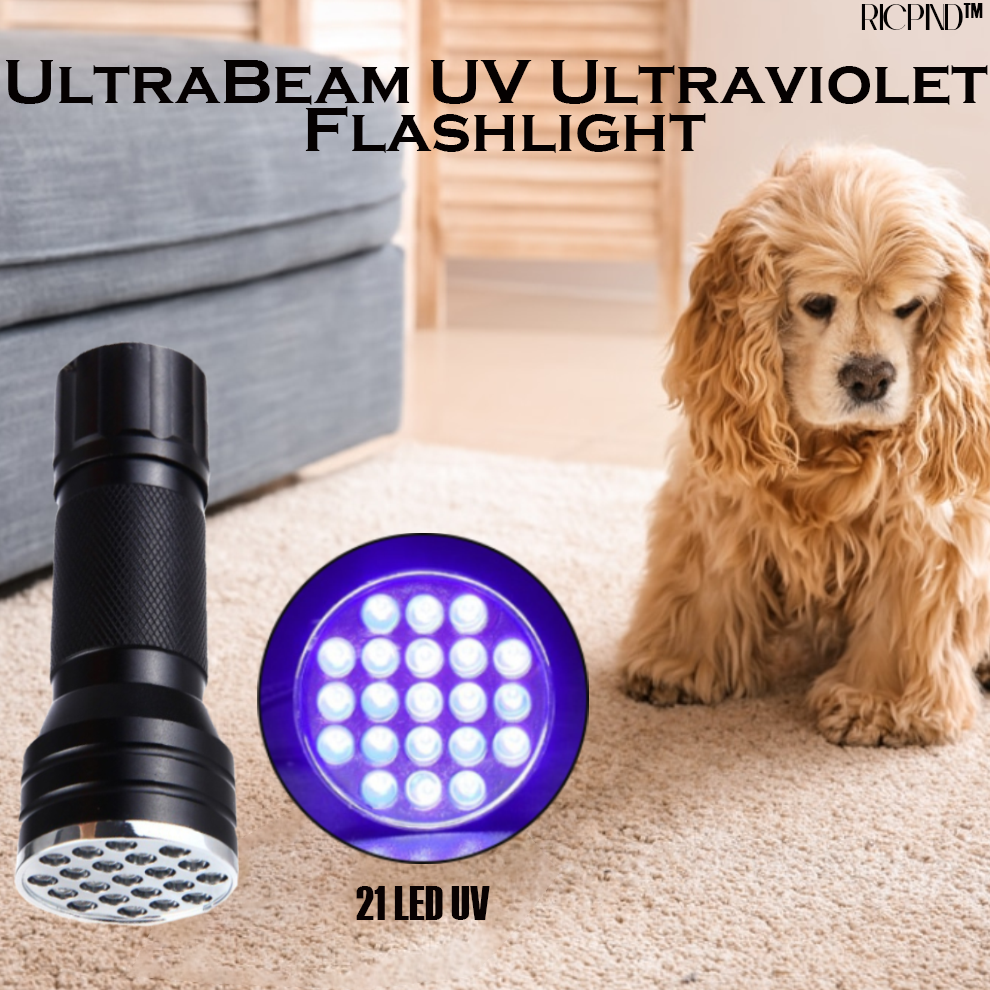 RICPIND UltraBeam UV Ultraviolet Flashlight