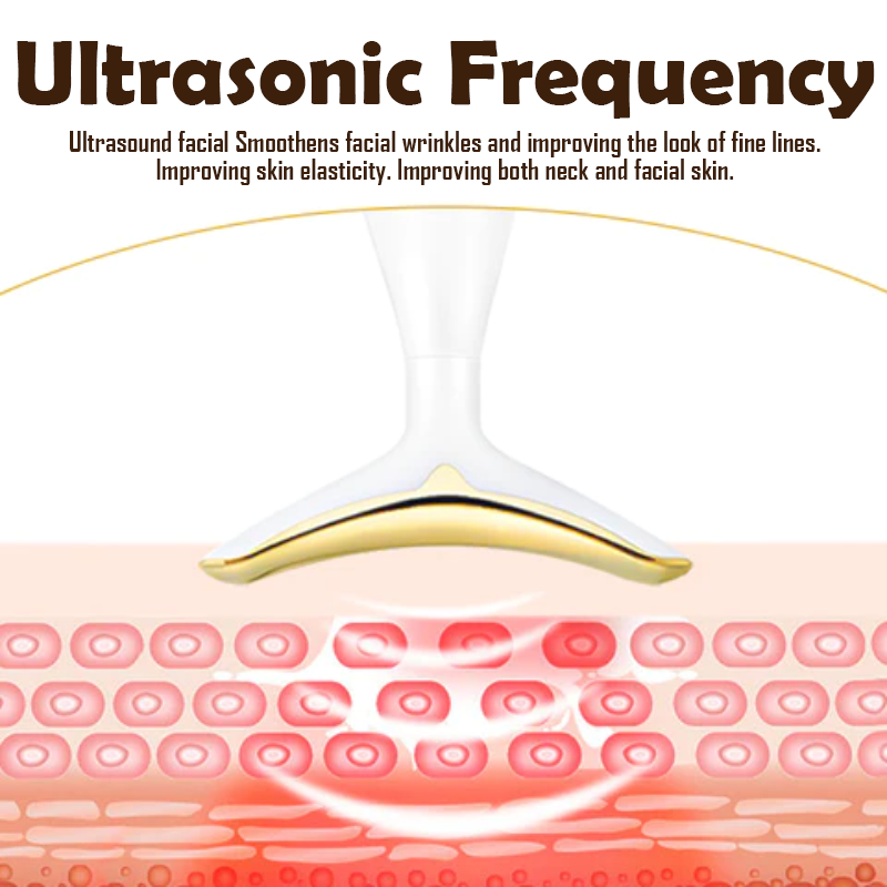 RICPIND Ultrasonic LiftBeauty Device with Serum