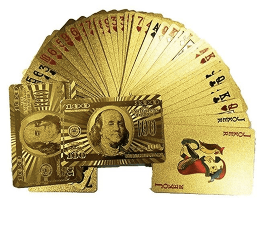 24K Golden Poker Cards