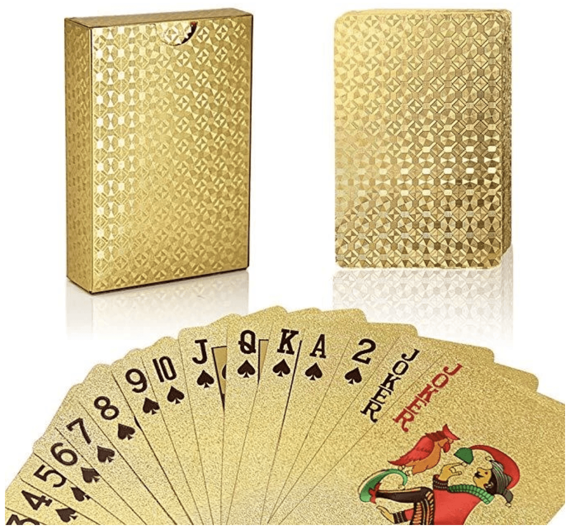 24K Golden Poker Cards