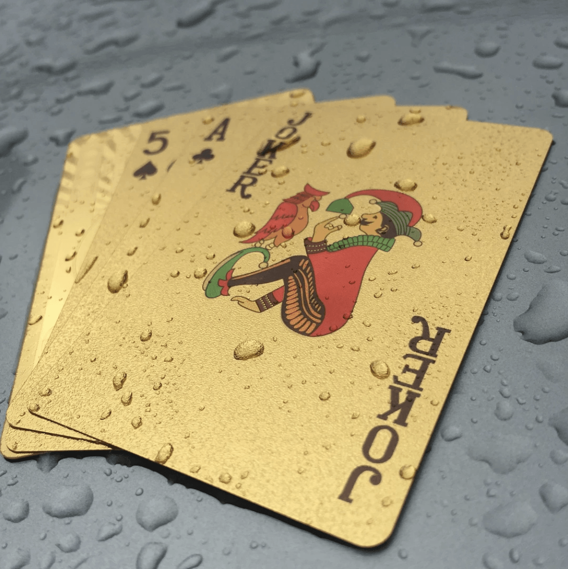 24K Golden Poker Cards