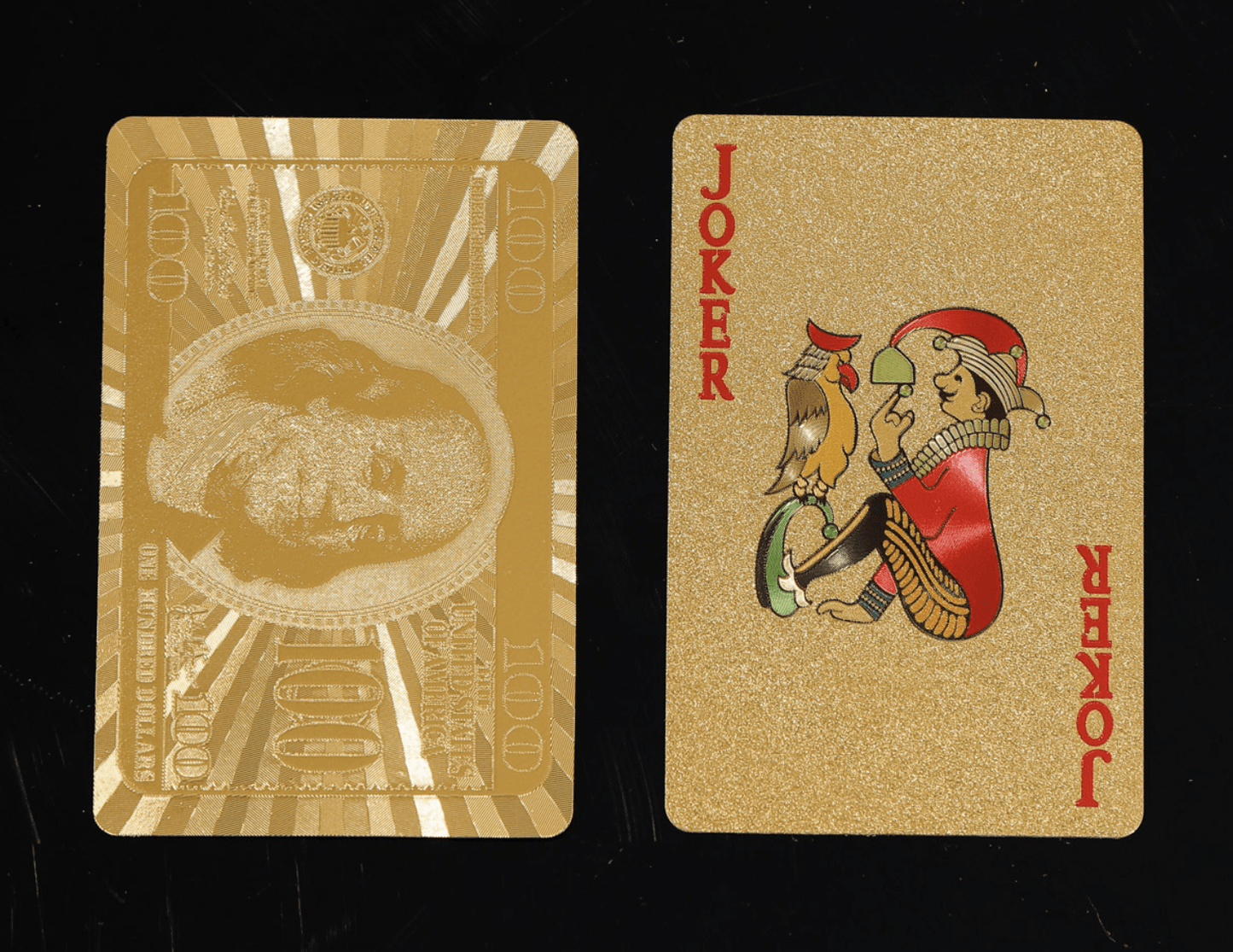 24K Golden Poker Cards