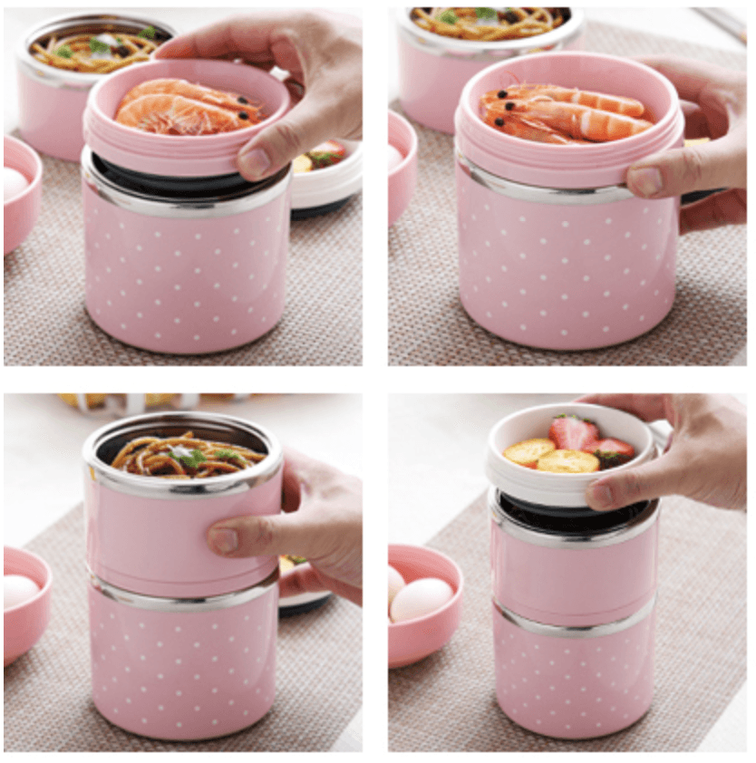 Portable Multi-Layer Lunch Box