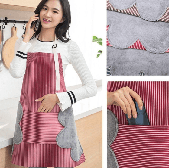 Erasable Hand Dirt-proof Kitchen Apron