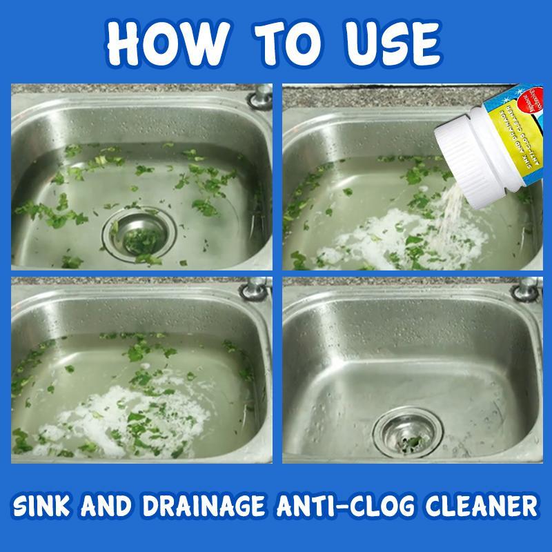 Sink and Drainage Anti-Clog Cleaner