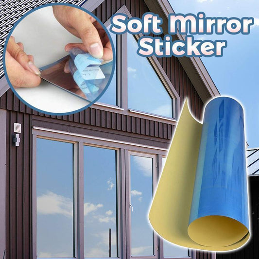 Ultra Clear Silver Mirror Sticker