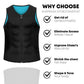 RICPIND ShapeMax Gynecomastia Compression Zipper Vest