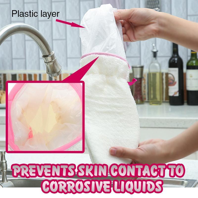 Velvet Dishwashing Gloves