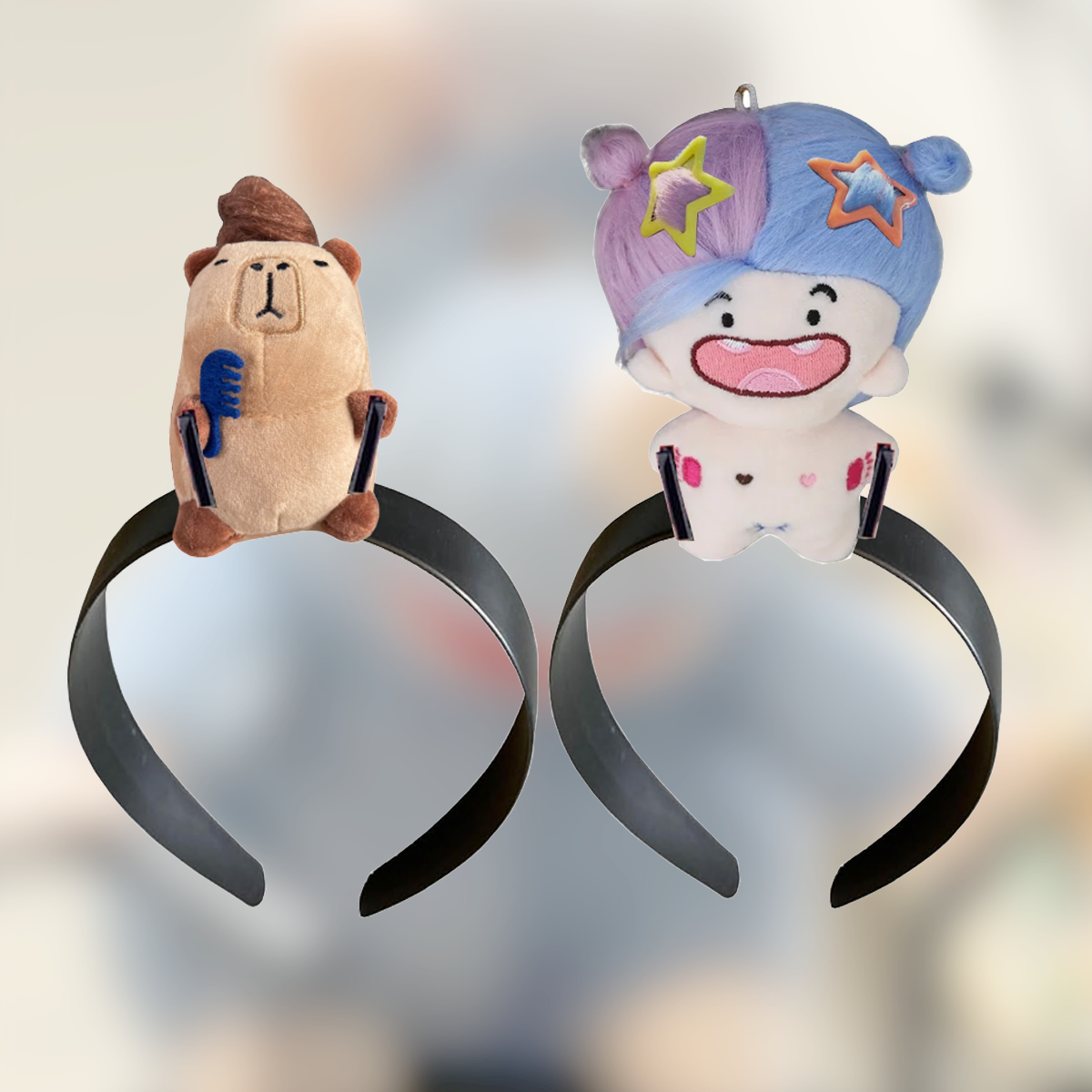 RICPIND Funny HairGrab Capybara Hairband