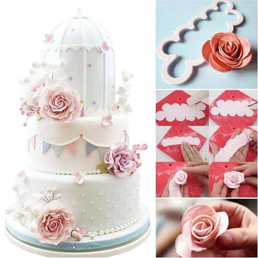 Easy Gumpaste Rose Cutter Set