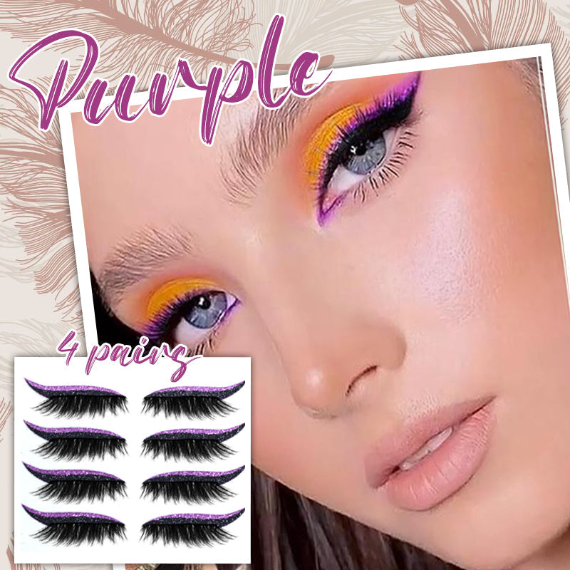 2in1 Glitter Eyelash and Eyeliner Sticker