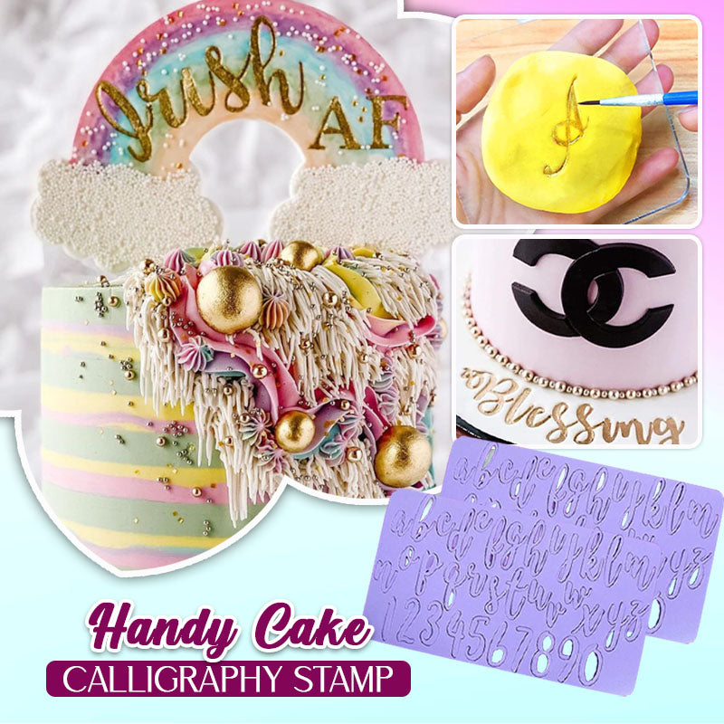 Handy Cake Calligraphy Stamp