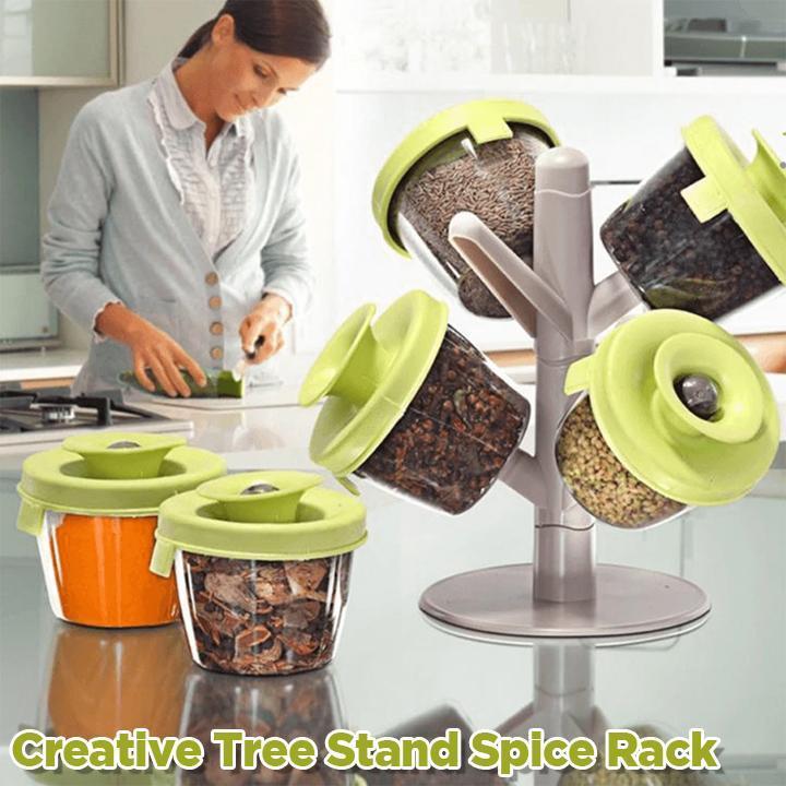 Creative Tree Stand Spice Rack