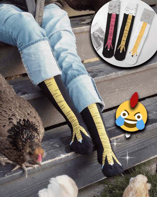 3D Cartoon Chicken Leg Socks