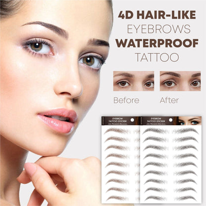 4D Hair-Like EyeBrows Waterproof Tattoo
