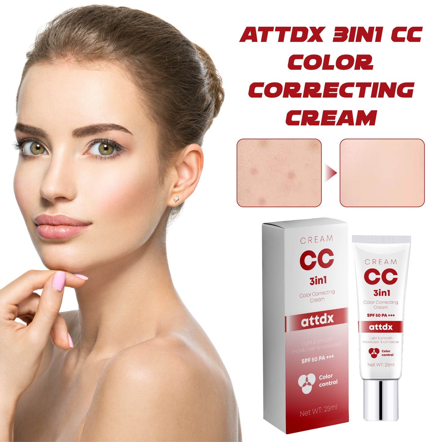 ATTDX 3in1 CC ColorCorrecting Cream